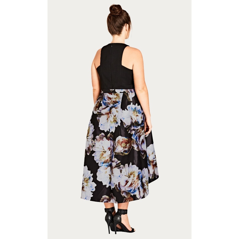 New Plus Size 22 City Chic Floral Occasion Dress - Picture 2 of 4
